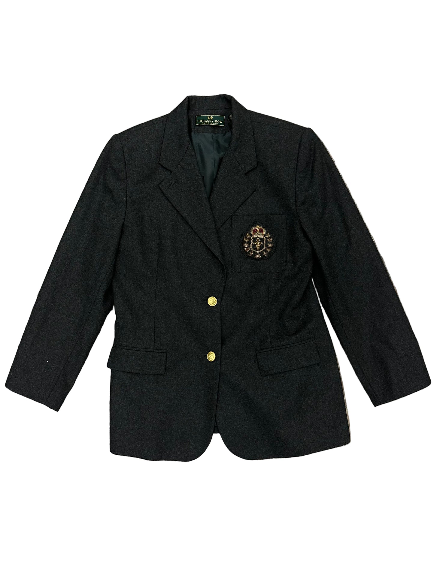 Vintage Wool Crest Blazer