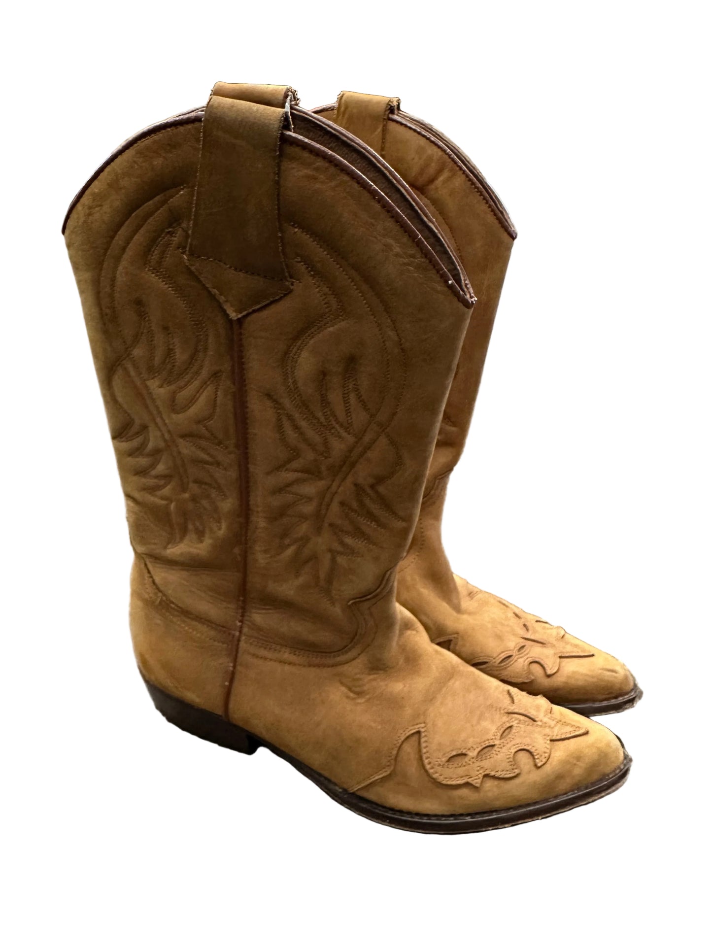 Vintage Guess Suede Cowboy Boots