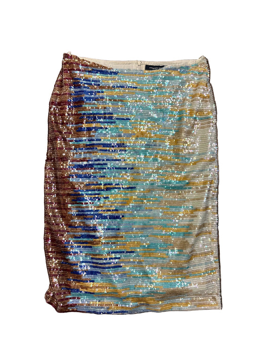 Vintage Sequins Midi Skirt