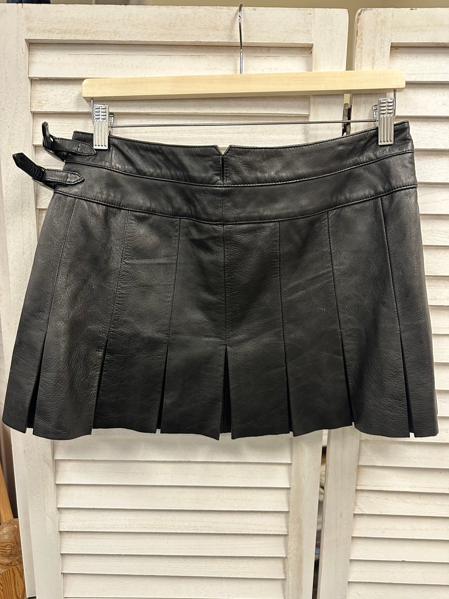 Vintage Leather Skirt