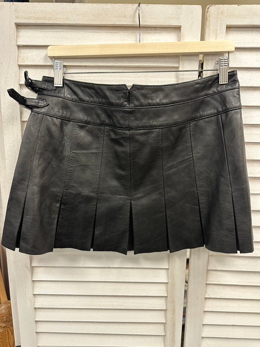 Vintage Leather Skirt