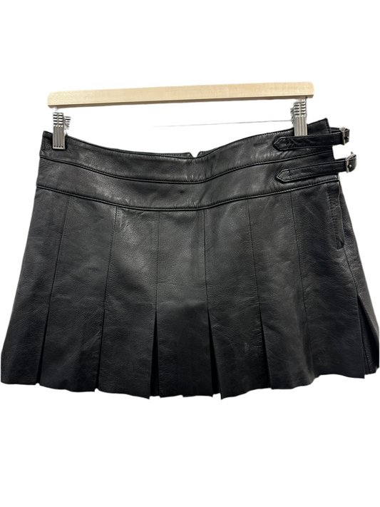 Vintage Leather Skirt