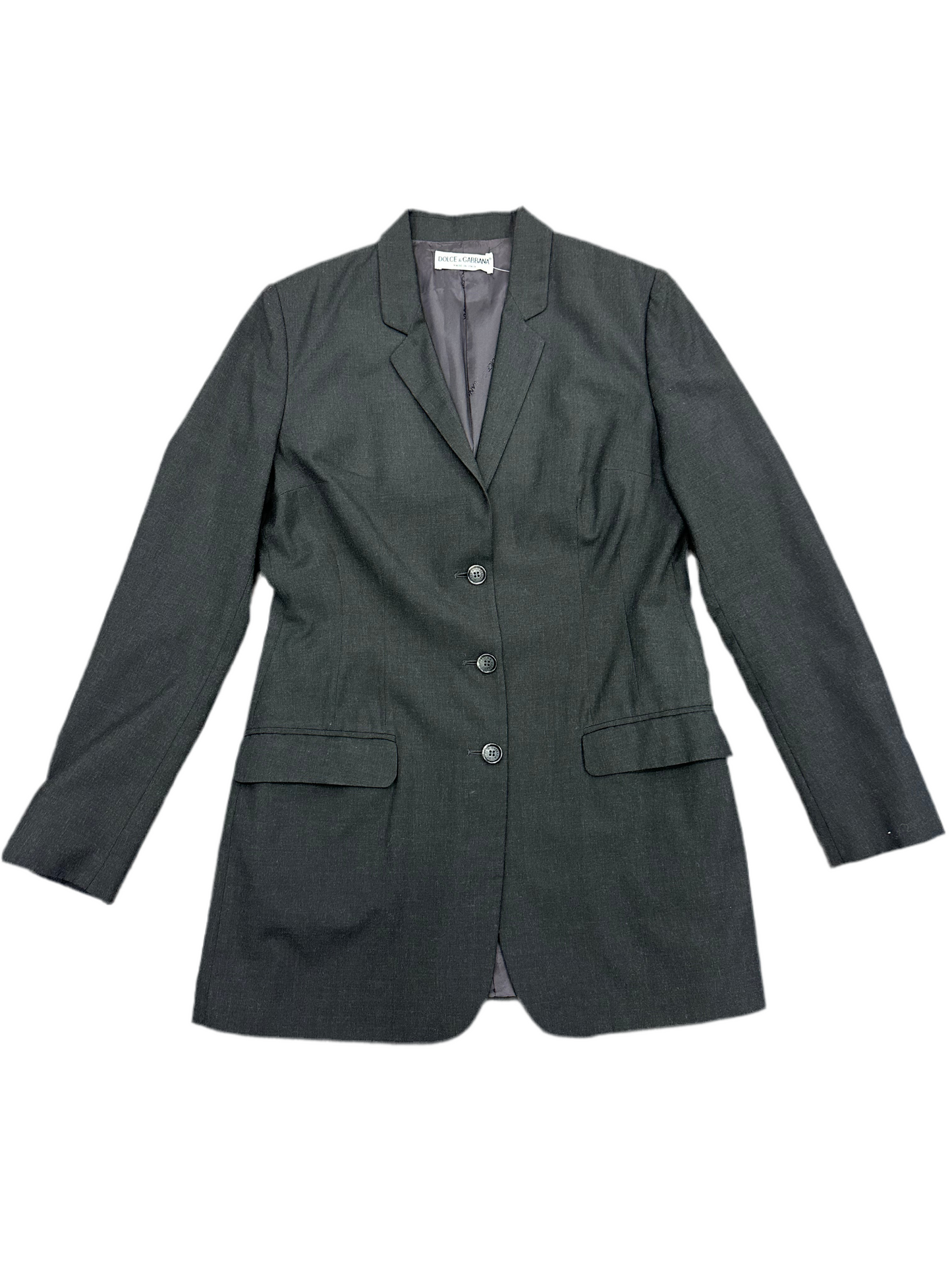 Vintage Dolce and Gabbana Dark Grey Blazer