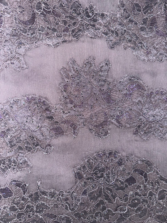 Vintage Lavender Lace Top