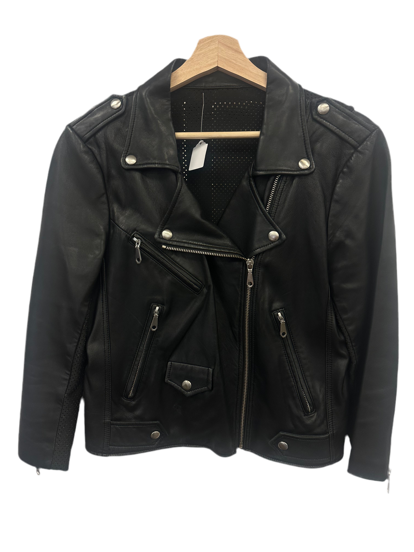 Vintage Leather Moto Jacket