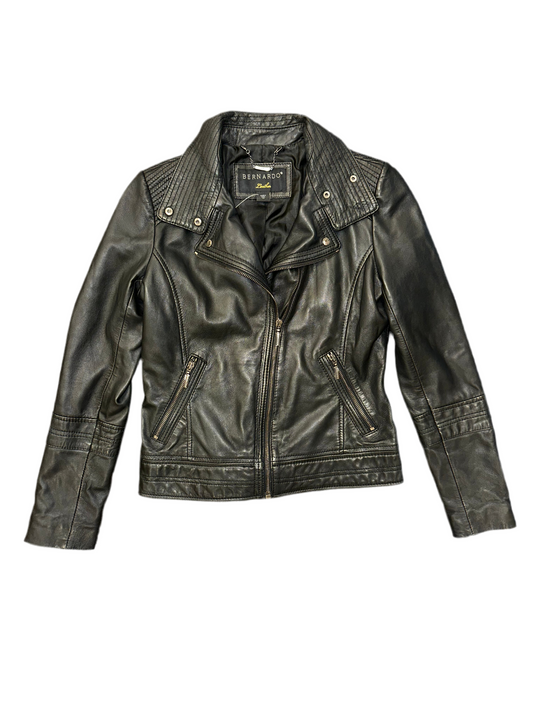 Vintage Leather Moto Jacket