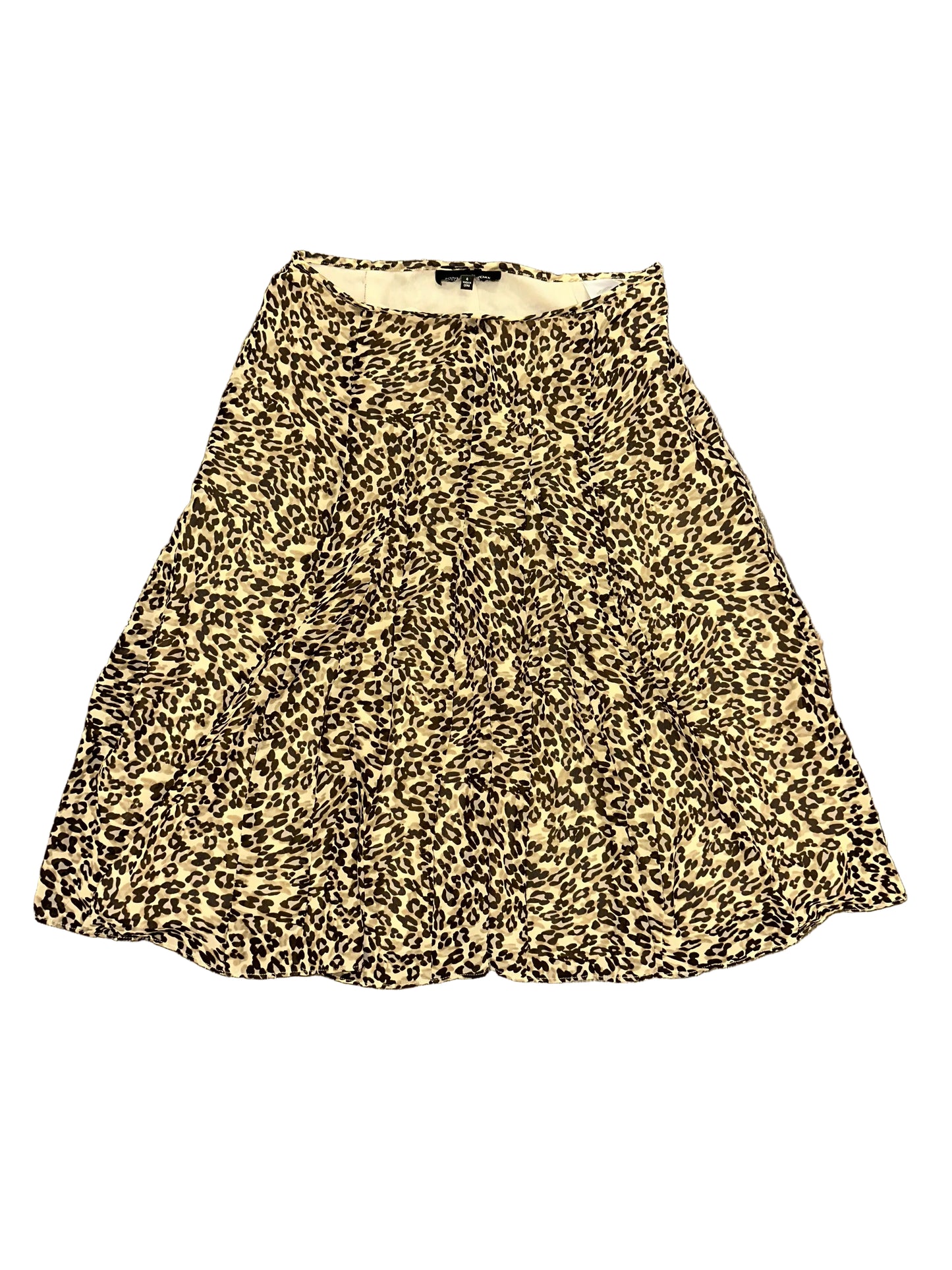 Vintage Cheetah Print Skirt