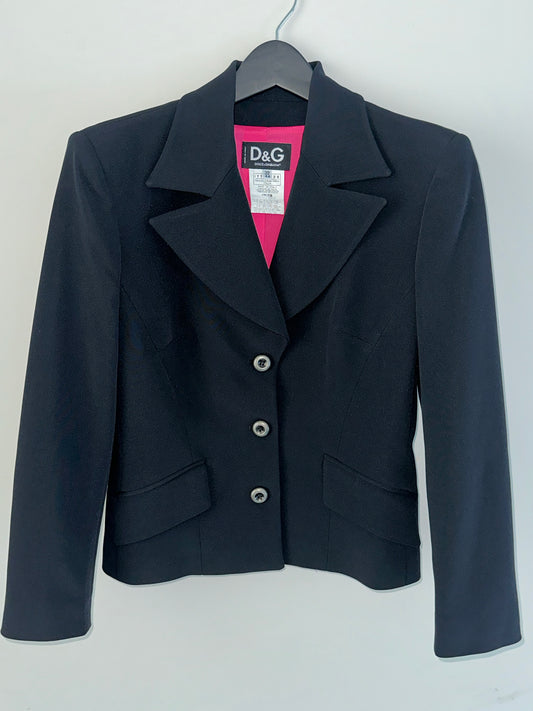 Vintage Dolce and Gabbana Black Blazer