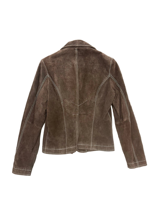 Vintage Brown Suede Blazer