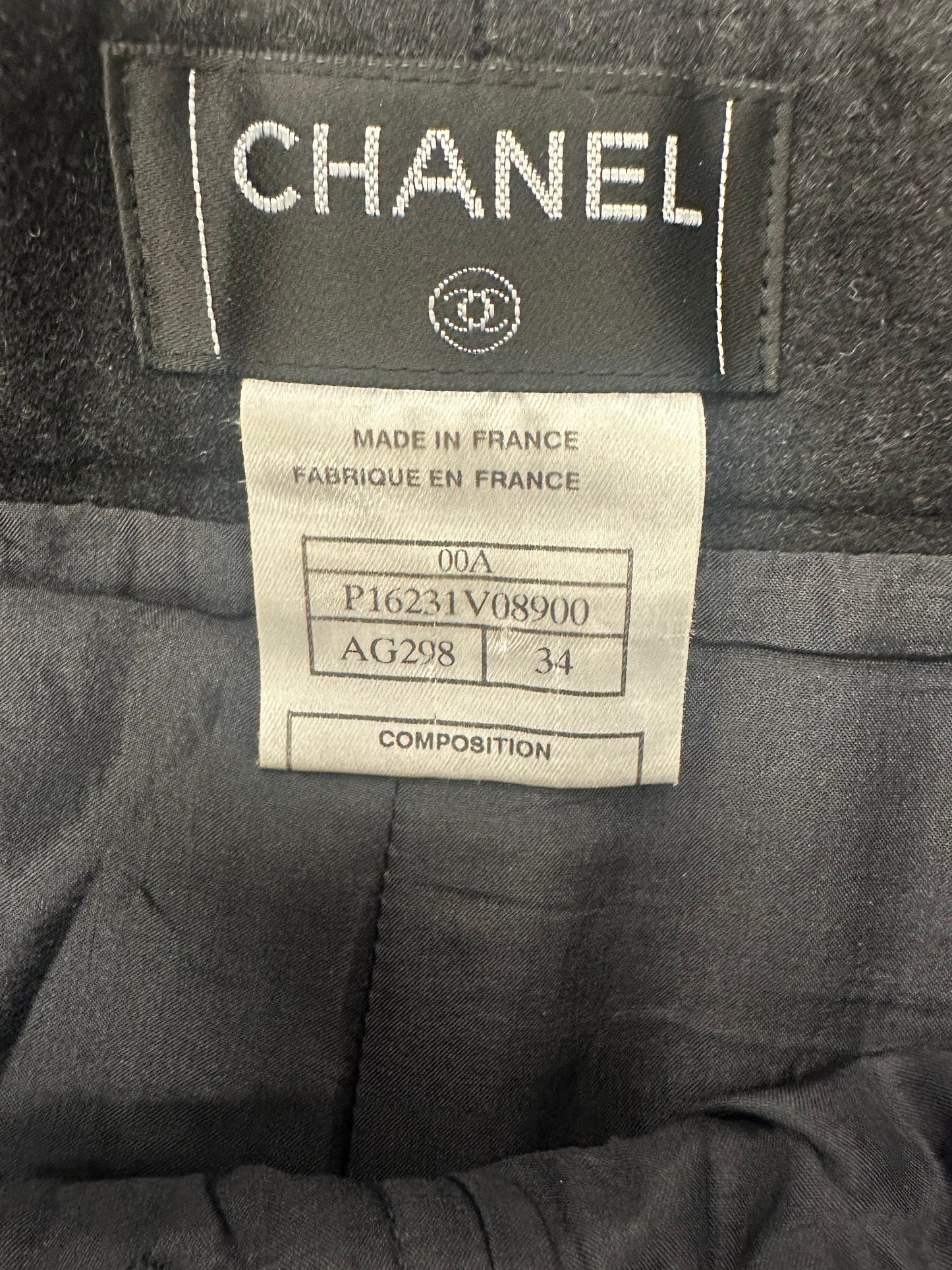 Vintage Chanel Wool Trousers