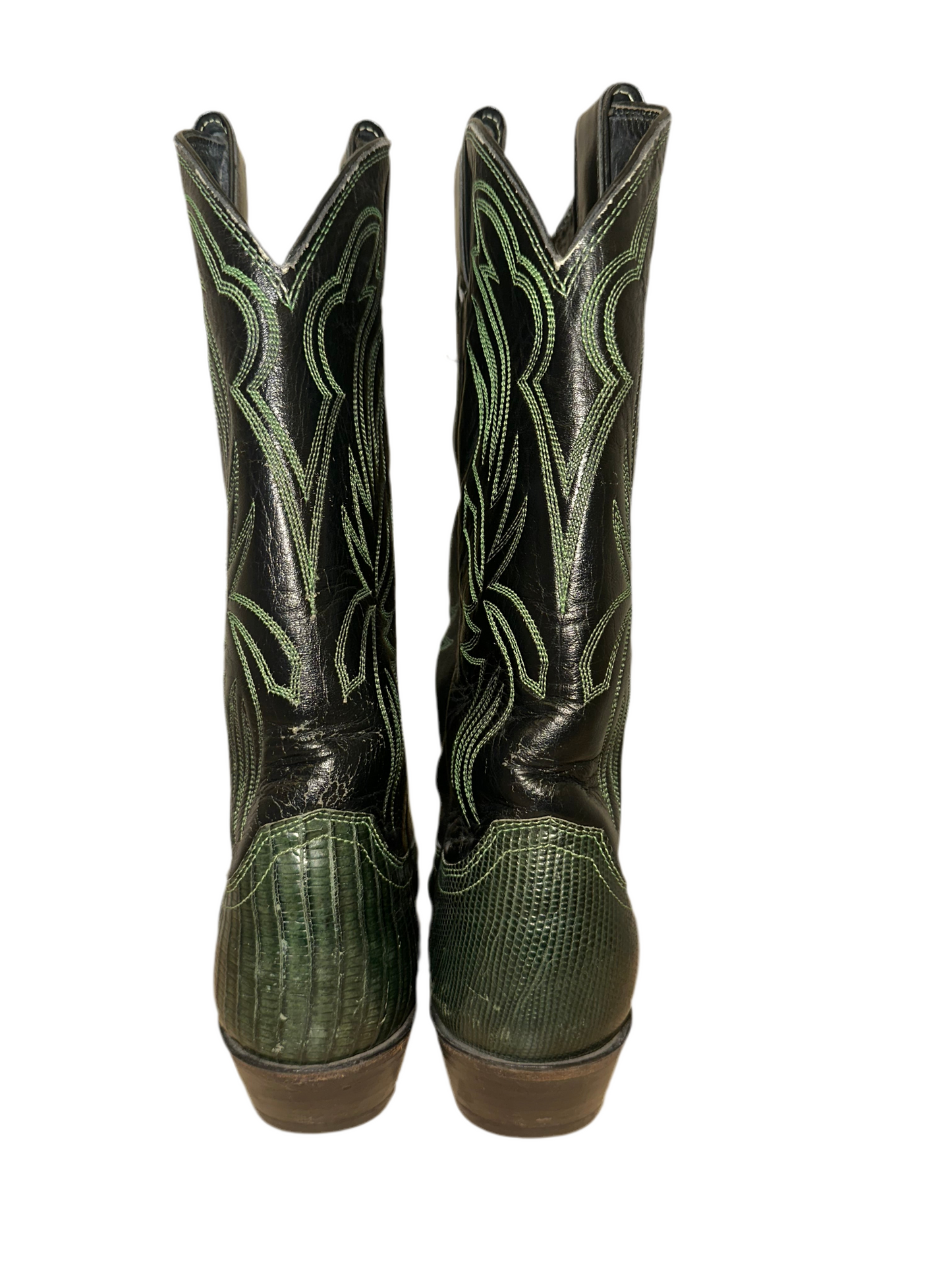 Vintage Green Cowboy Boots