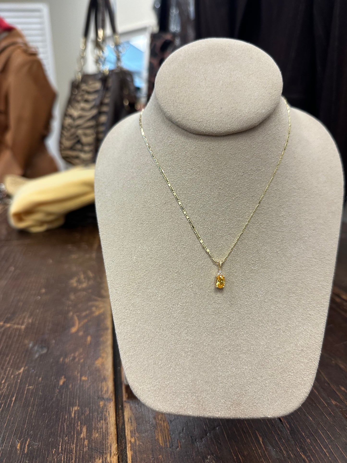 GALYNT 'Antoinette' Canary Necklace