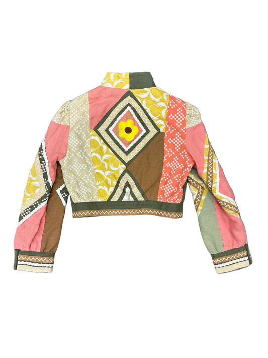 Vintage Quilt Cropped Bolero