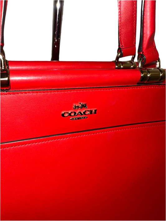 Red Coach Handbag
