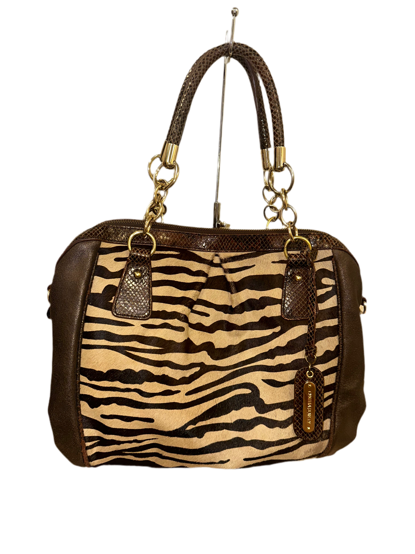 Vintage Ponyhair Zebra Purse