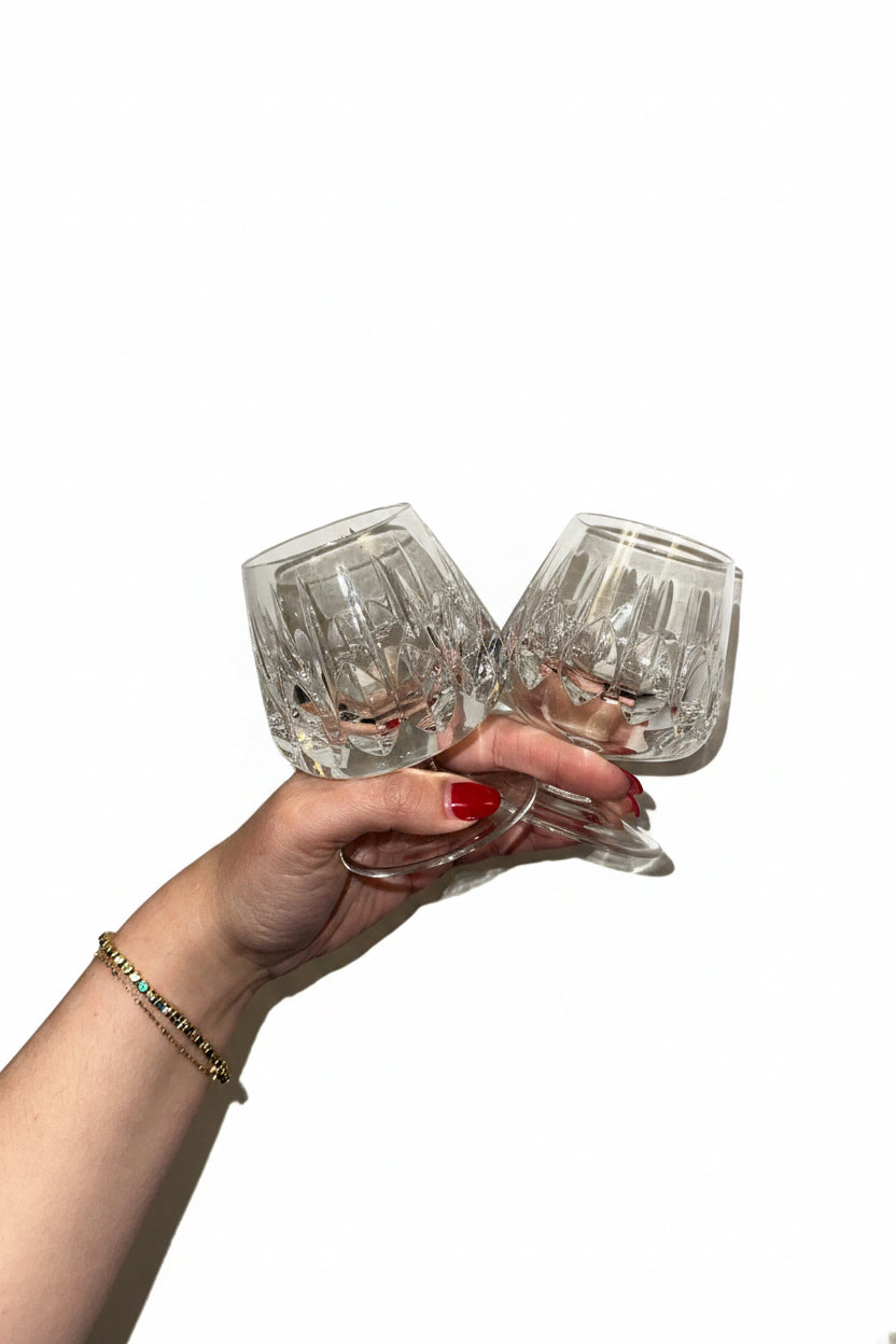 Antique Cognac Sniffer Glasses