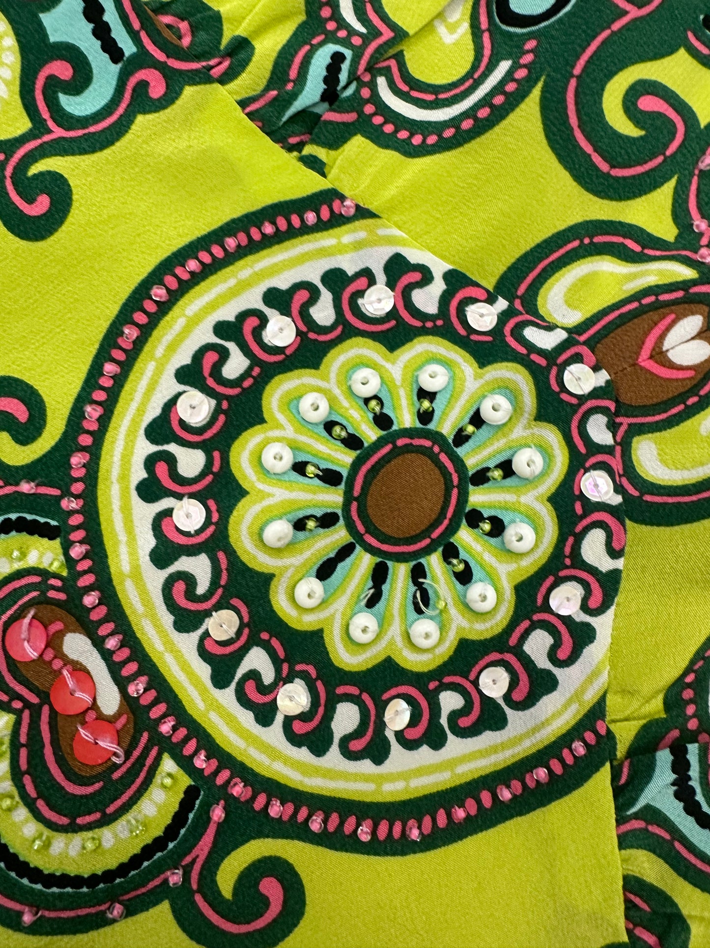 Vintage Silk Halter Tank Top