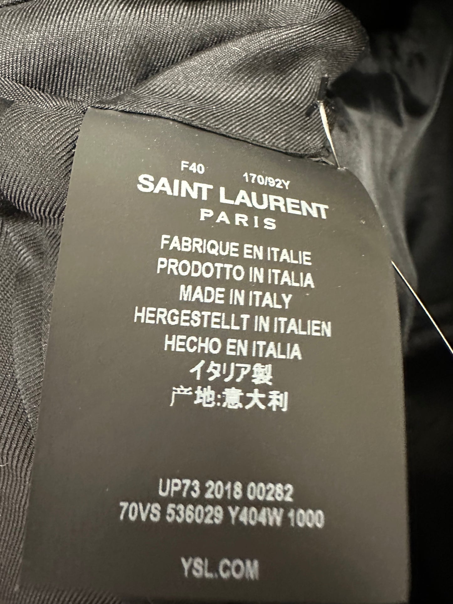 Saint Laurent Black Blazer