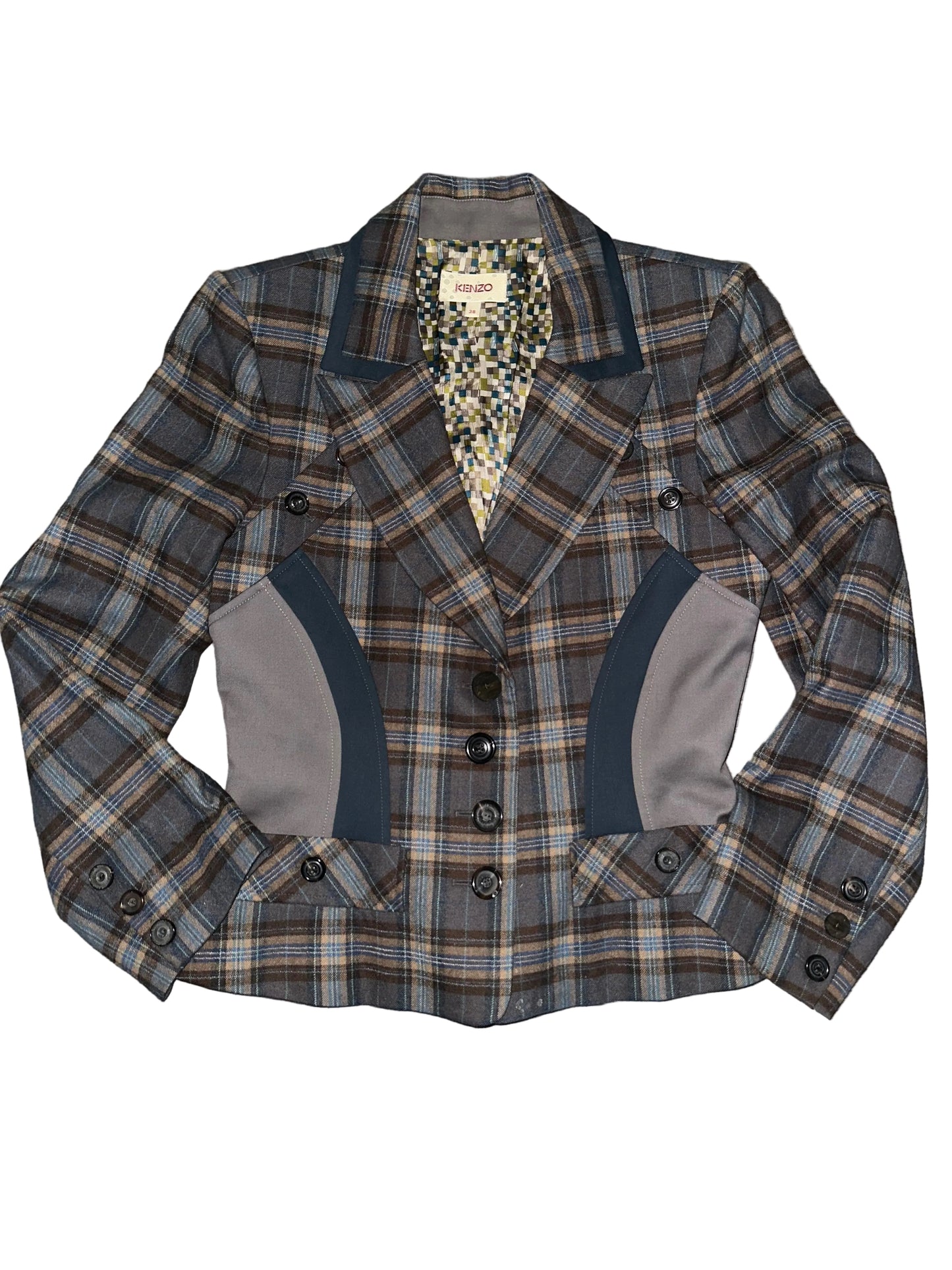 Vintage Kenzo Plaid Blazer