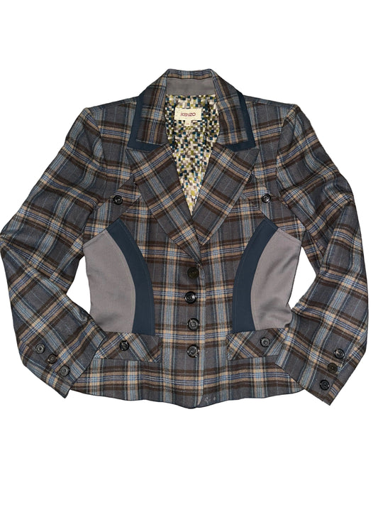 Vintage Kenzo Plaid Blazer