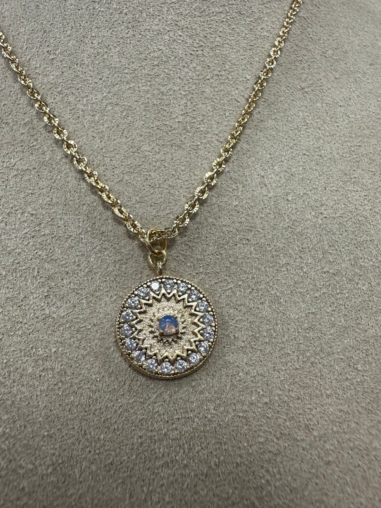 GALYNT 'Kylah Medallion Rolo' Necklace