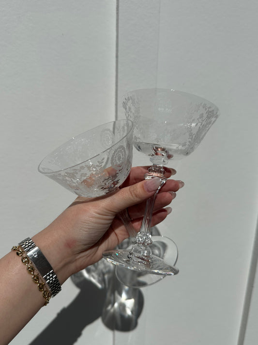 Antique (1930s) Coupe Glasses