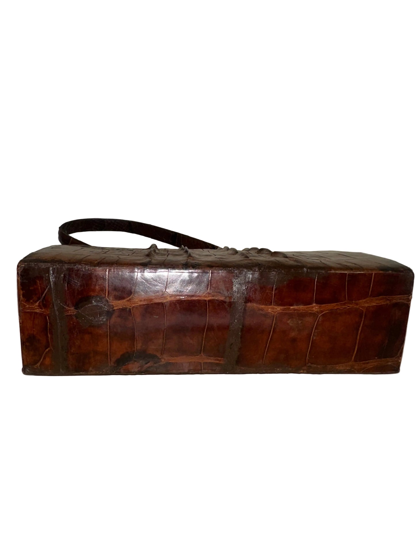 Vintage Genuine Crocodile Leather Handbag