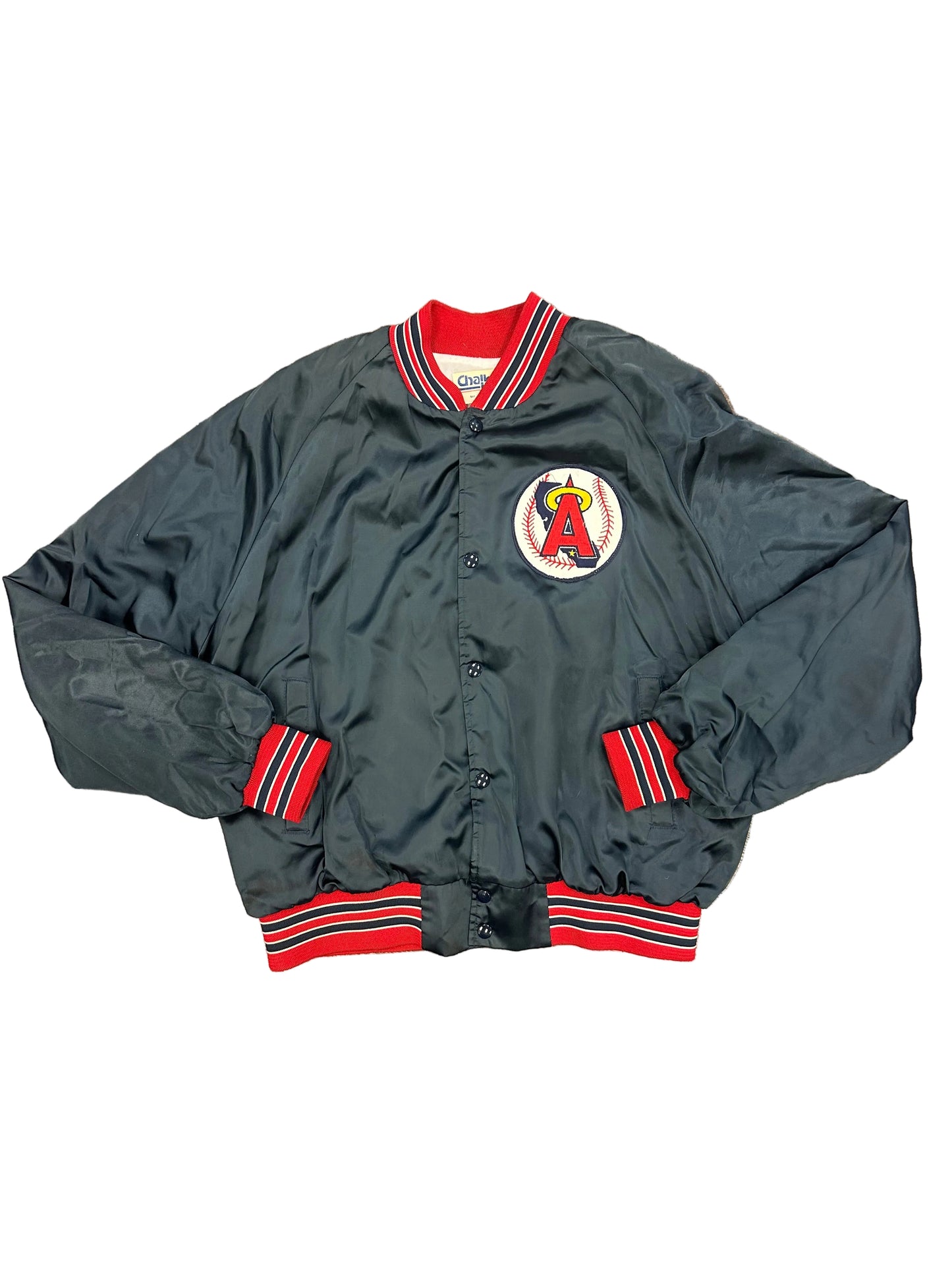 Vintage 'Angels' Baseball Windbreaker Letterman Jacket