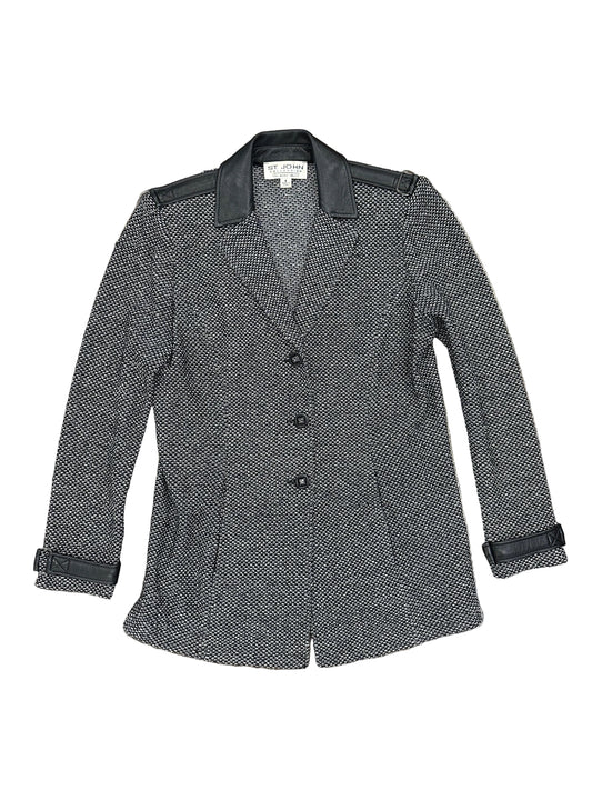 Vintage St. John Blazer with Leather Details