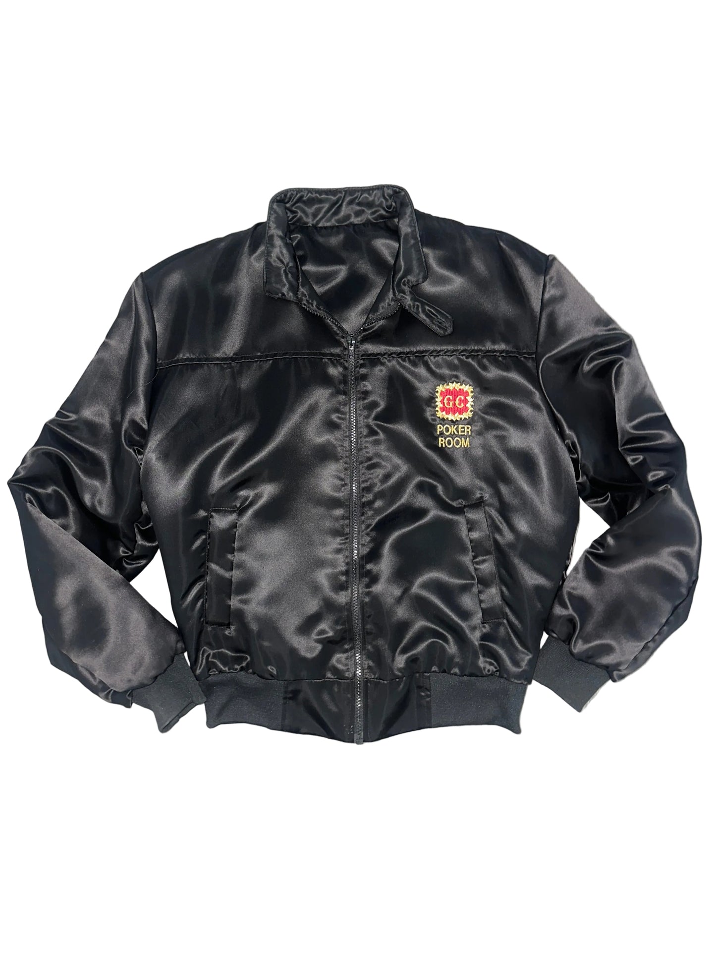 1980s Casino Shiny Bomber Jacket