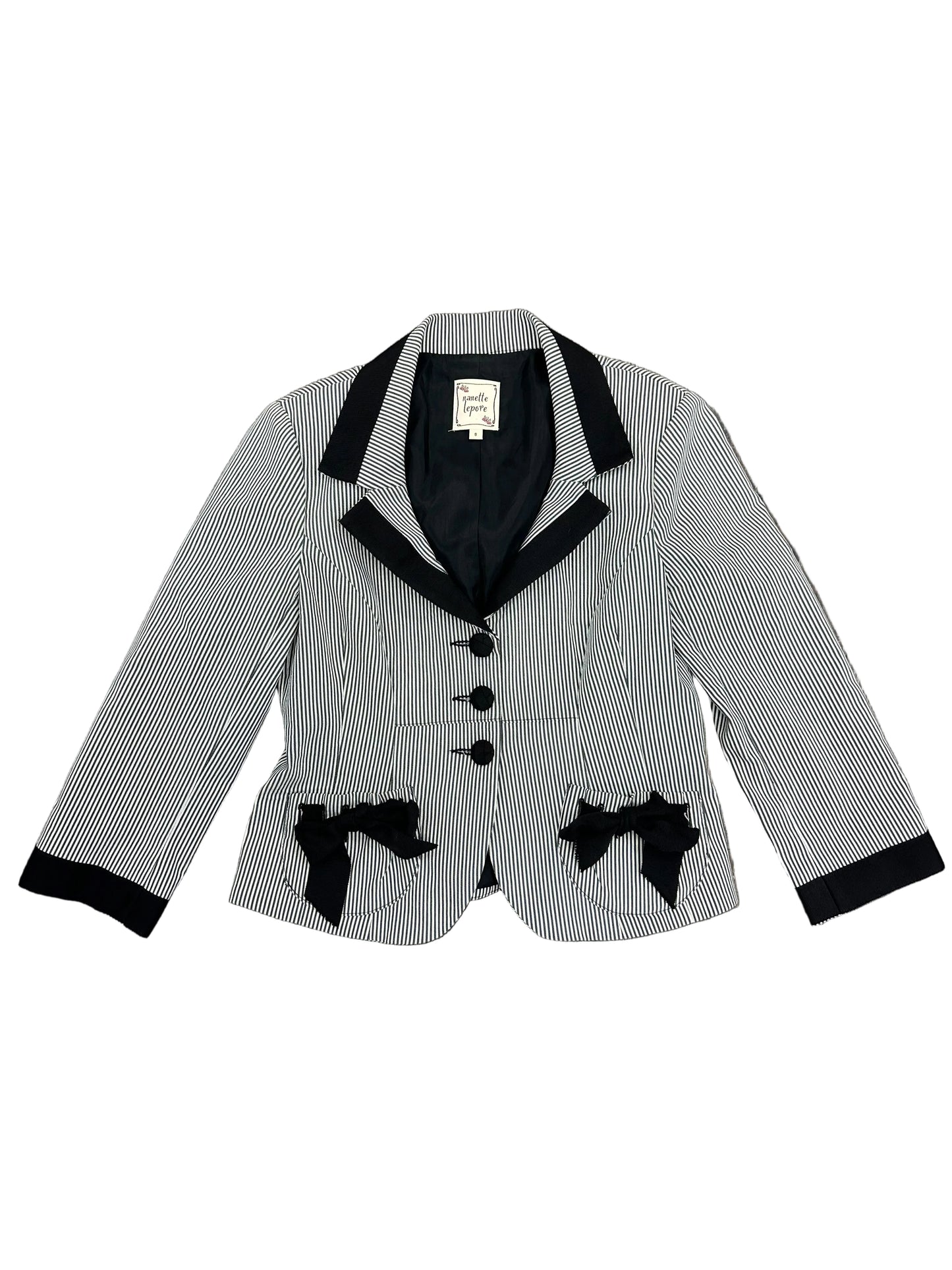 Vintage Black and White Blazer