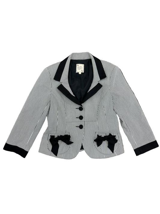 Vintage Black and White Blazer