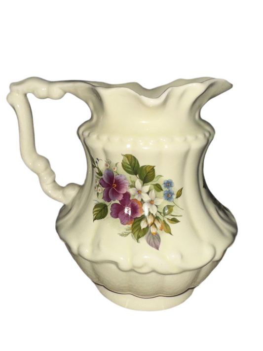 Yellow Floral Pitcher
