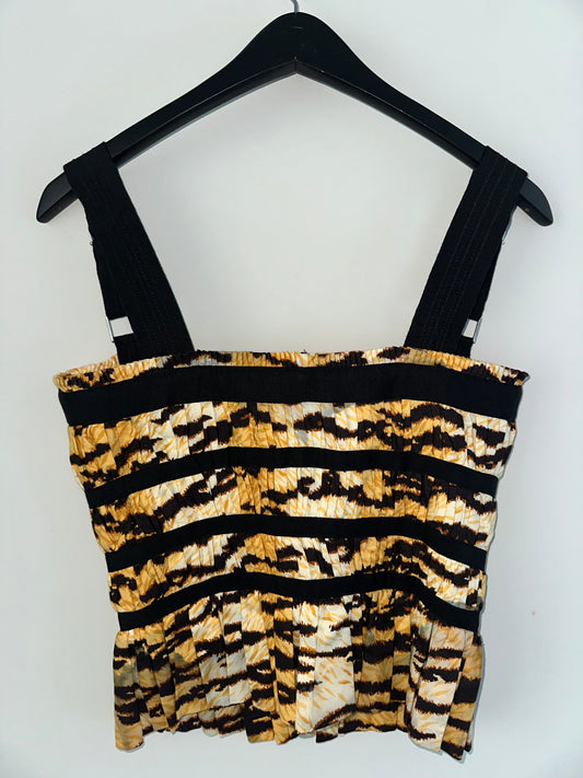 Vintage Dolce and Gabbana Animal Print Corset