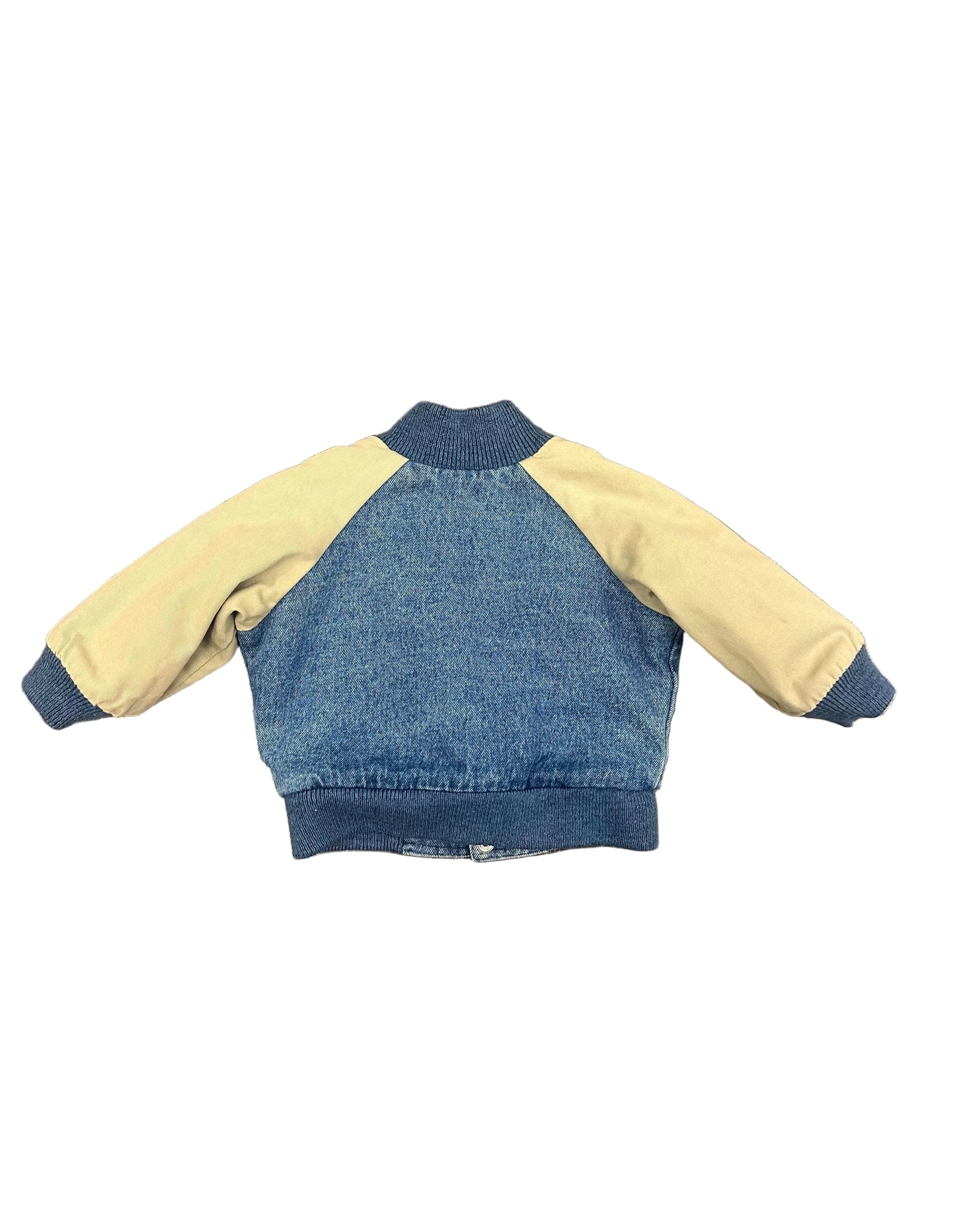 Vintage 90s Baby Dodgers Denim Bomber Jacket