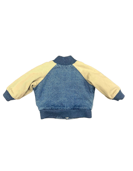 Vintage 90s Baby Dodgers Denim Bomber Jacket