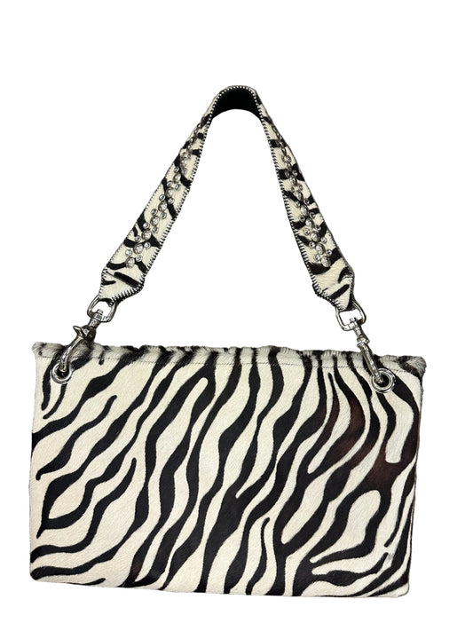 Vintage Zebra Ponyhair Purse