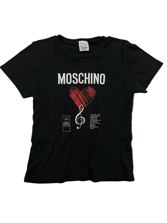 Vintage Moschino Logo Baby Tee