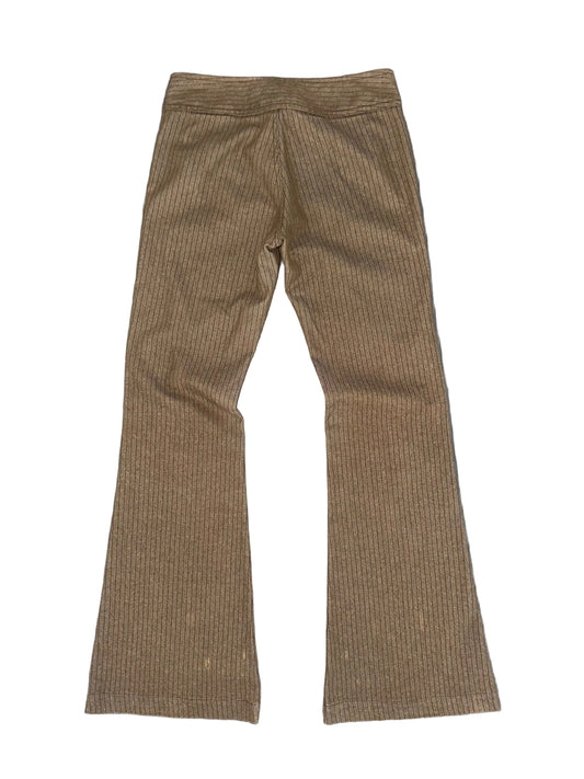 Vintage Brown Pinstriped Trousers
