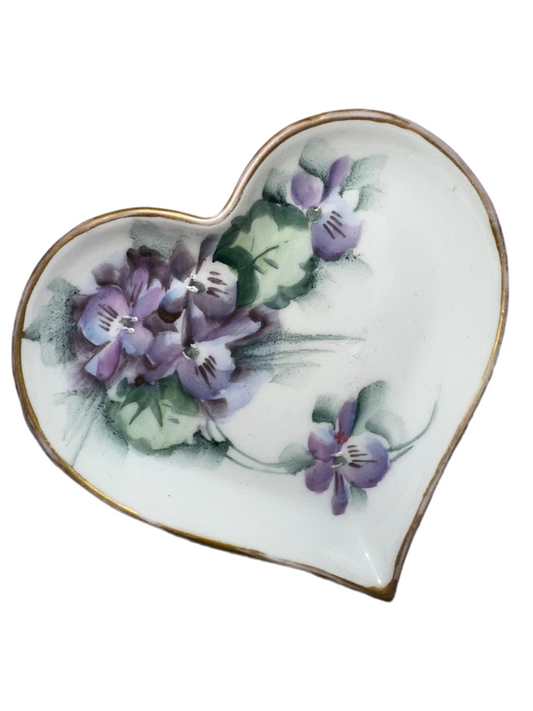 Handpainted Heart Jewelry Dish