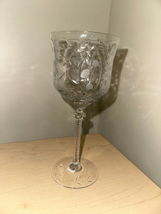 Antique Detailed Wine Glass