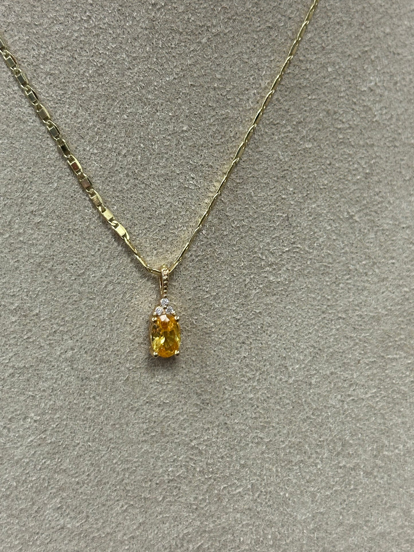 GALYNT 'Antoinette' Canary Necklace