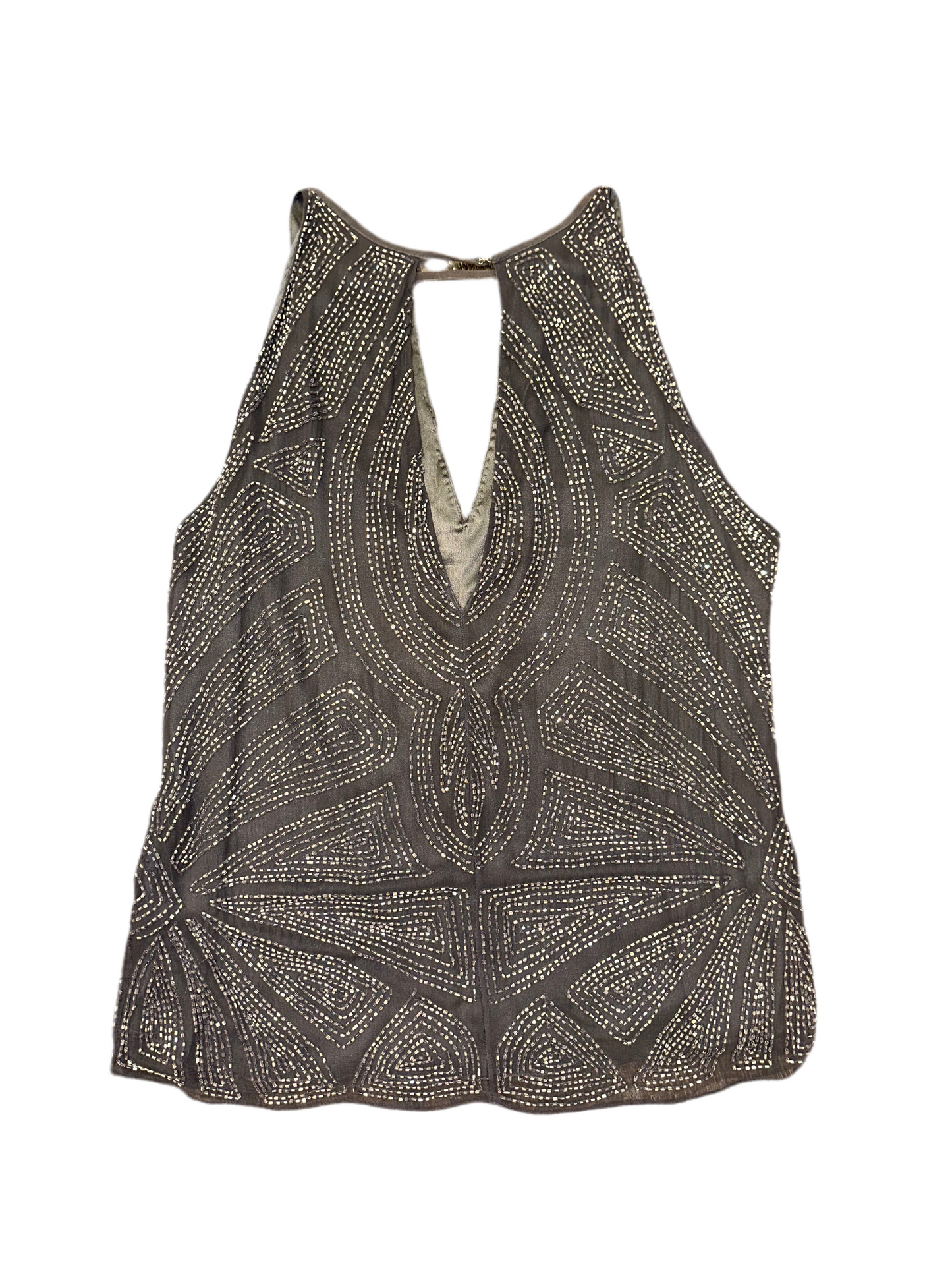 Vintage Embellished Tank Top