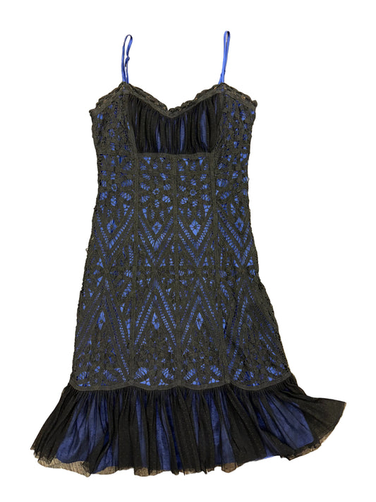 Vintage Betsey Johnson Black Lace Dress