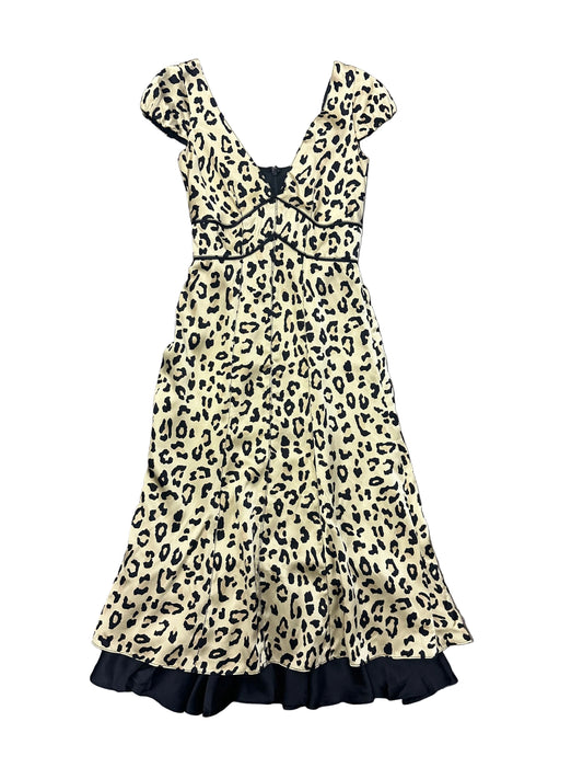 Cinq a Sept Silk Leopard Dress