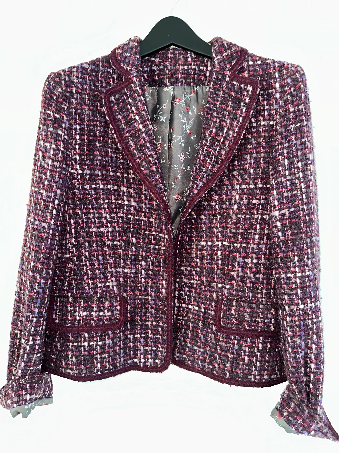 Purple Tweed Jacket