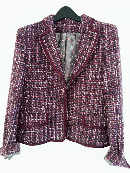 Purple Tweed Jacket