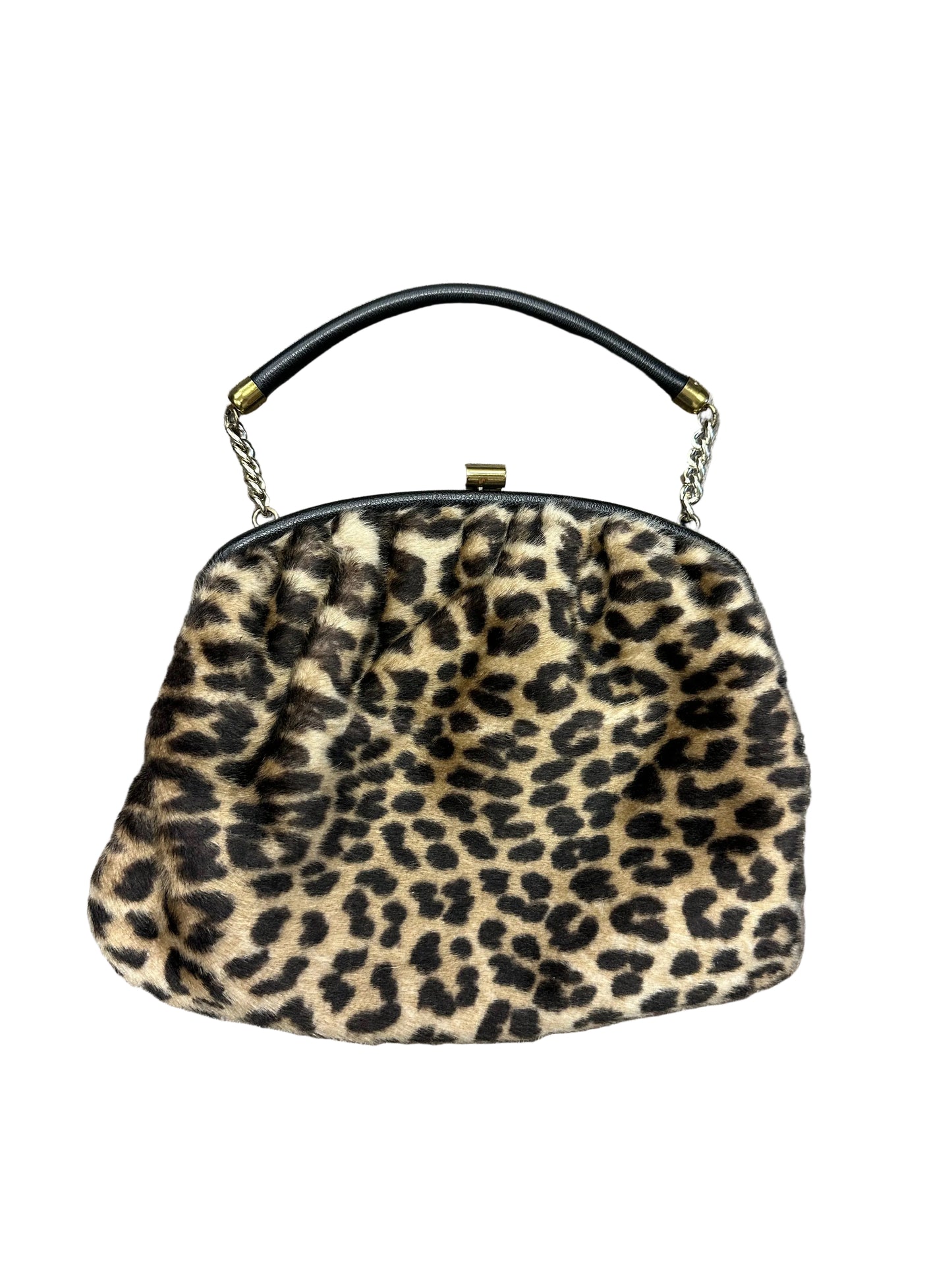 Vintage Faux Leopard Handbag