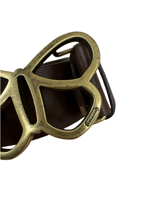 Vintage Coach Butterfly Belt