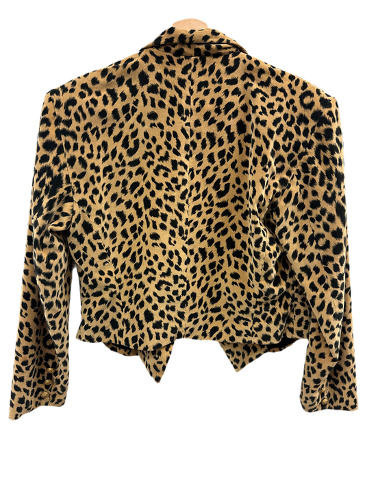 Vintage Italian Leopard Blazer
